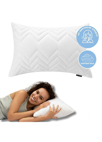 Подушка 40x60 - Nordic Comfort стеганая белая IDEIA (315146424)