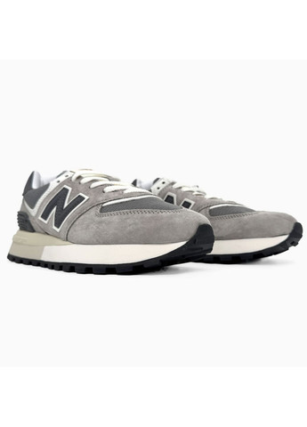 Сірі кросівки чоловічі new balance 574 legacy grey/beige нью беланс 574 сірі демісезон No Brand