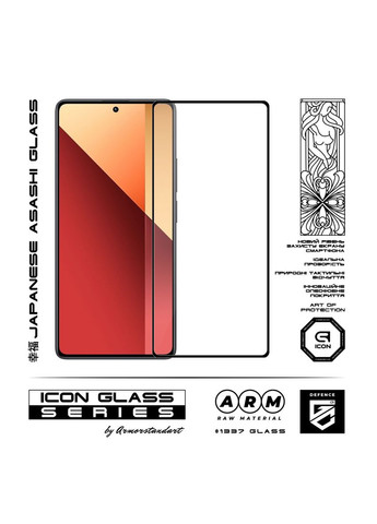 Защитное стекло Icon для Xiaomi Redmi Note 13 Pro 4G Black (ARM73386) PTR ArmorStandart (327889153)