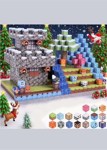 Магнитный конструктор Рождественский набор из 100 шт, от 3 лет China (364191533)