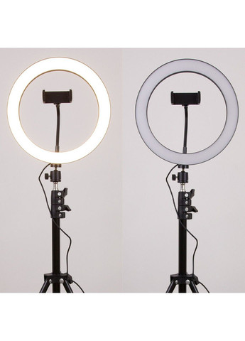 Кільцева світлодіодна LED лампа Flat Ring 10" + tripod 2.1m Epik (291879350)