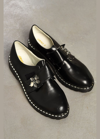 Let's Shop Туфлі жіночі чорного кольору туфлі-човники чорний з штучна шкіра, україна — демісезон (314455260)