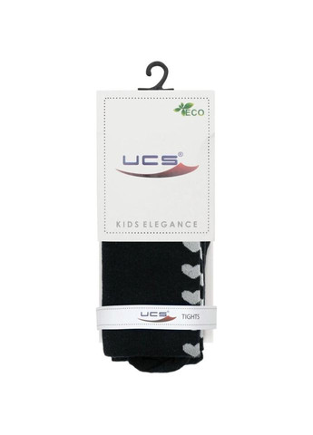 Колготки с сердечками (M0C0301-1443-146G-black) UCS SOCKS (301142474)