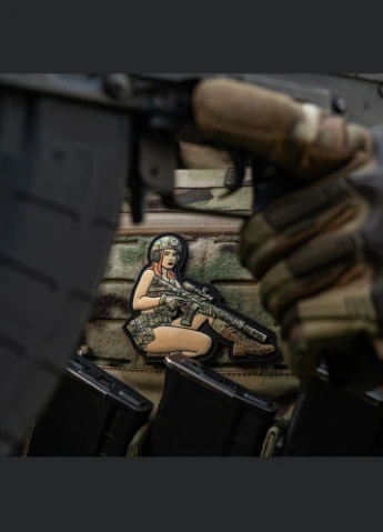 Нашивка Tactical girl №2 PVC Multicam M-TAC (315047108)