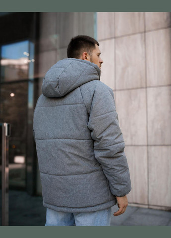 Сіра зимня куртка зимова виробництво - туреччина No Brand