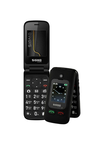 Мобильный телефон Comfort 50 Shell Duo Type-C Dual Sim Black (4827798212523) Sigma mobile (336951293)