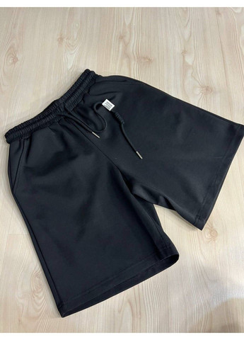 Шорти жіночі A-N 25178 трикотажні бермуди оверсайз до колін резинка на талії шнурок косі кишені one size No Brand (322948912)