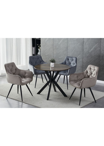 Кресло MANGO VELVET каркас Черный / 14 MANGOVCSZ Signal (372178623)