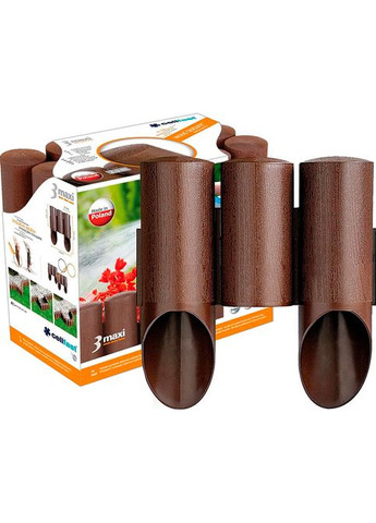 Бордовий газонний 3 MAXI 10 секцій х 21 см 2.1 м Brown (34-011) Cellfast (322935793)