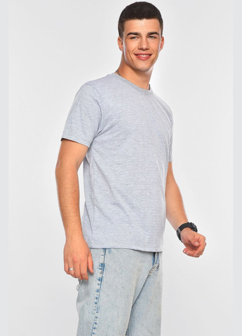 Сіра футболка чоловіча напівбатальна сірого кольору Let's Shop