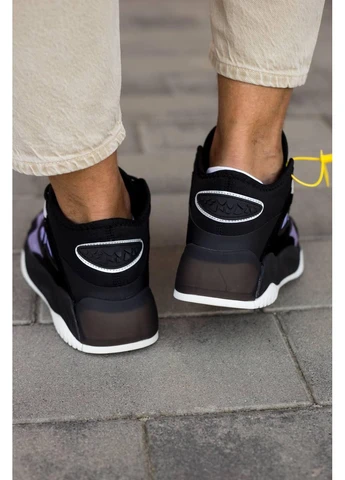 Черные летние кроссовки adidas streetball 2.0 violet black адидас стритбол No Brand