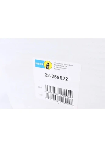 Амортизатор газомасляный VW T6 BUS/KASTEN/PRITSCHE SCHELLE VA; B4 FRONT 22-259622 Bilstein (366209670)