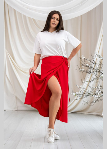 Красная праздничный, офисная, кэжуал юбка ри мари тейла сп 0225 RiMari а-силуэта (трапеция)