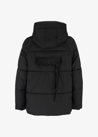 Черная зимняя куртка однотонная женская 8515 черный shop (2000999163432) On me