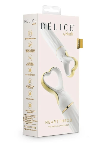 Вибратор мини классический Delice Heartthrob с рельефом, Blush (328283493)