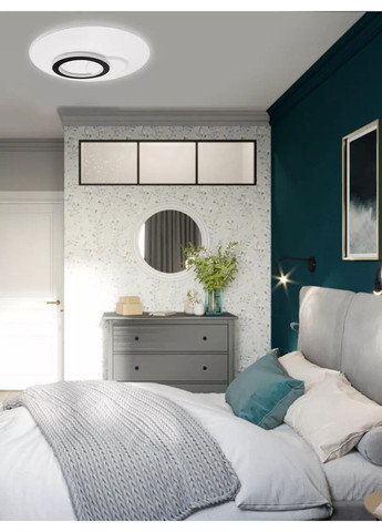 Керована світлодіодна люстра UNIVERSE 80W R-ON/OFF-450×51-WHITE/BLACK-220-IP20 ESLLSE (301020805)