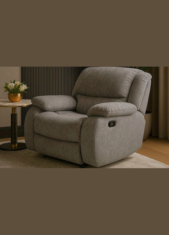 Крісло Ремо сірий з електричним реклайнером Welovemebel (361856608)