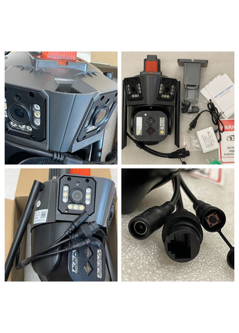 Охоронна поворотна WiFi IP камера 6K LSWL342-10X з 10x зумом та 4 лінзами LS VISION (300172392)