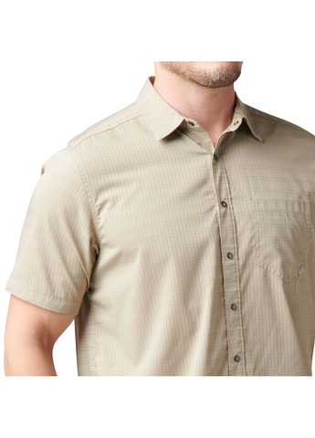 Сорочка тактична Aerial Short Sleeve Shirt Khaki 5.11 Tactical (315823173)