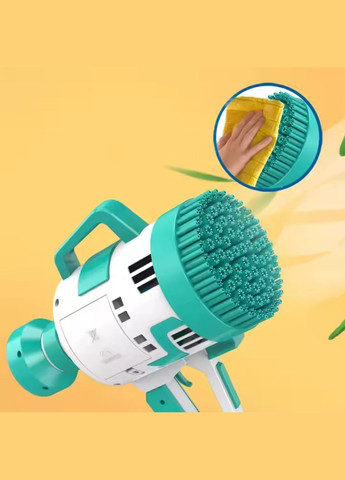 Генератор мыльных пузырей на аккумуляторе, пистолет для мыльных пузырей для детей с подсветкой, Зеленый No Brand (346533689)