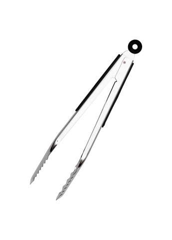 Щипці кухонні металеві 34×4.5 (см) кулінарні щипці для м'яса, риби, гриля кухарські щипці HP-8-66 Jooki (358706402)