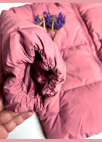 Рожева зимова куртка 104 см рожевий артикул л261 H&M