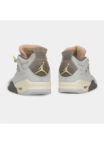 КРОССОВКИ ЖЕНСКИЕ NIKE AIR JORDAN 4 RETRO PHOTON DUST НАЙК АИР ДЖОРДАН No Brand бежевые демисезоны (367172586)
