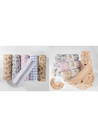 Відривні Рушники для Прибирання Мікрофібра Клітинка 25*25 см у рулоні 20 шт Koloco (366089285)