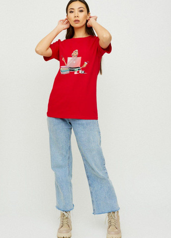 Футболка Boyfriend / дышащий принт / YAPPI - (325222211)