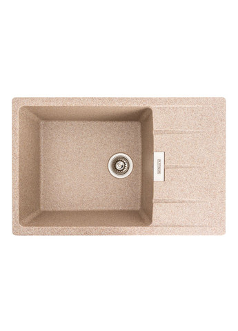 Гранітна мийка для кухні 7850 ROMA матова (карамель) Platinum (269793314)