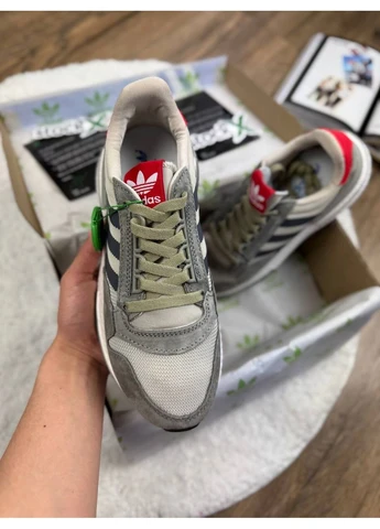 Серые летние кроссовки adidas zx 500 rm grey four адидас зх 500 No Brand