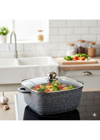 Каструля з мармуровим покриттям 2,1 л (BN-360) Benson (368993385)