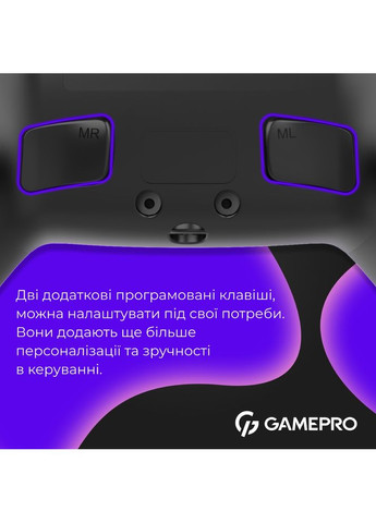 Геймпад GPS13B BT 5.3/USB RGB Black GAMEPRO (313931233)