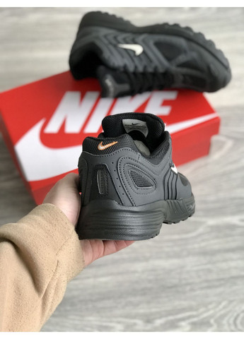 Темно-сірі Осінні кросівки чоловічі nike air pegasus 2k5 dark gray gore-tex | найк аір пегасус 2k5 термо темно-сірі No Brand