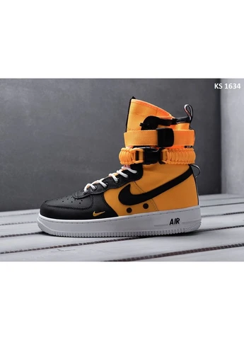 Комбіновані кросівки чоловічі nike sf air force 1 найк аір форс демісезон No Brand