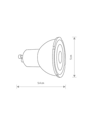 Світлодіодна лампочка 10998 Reflector Led GU10 1x7W 4000K 600Lm Dim IP20 Біла (10998) Nowodvorski (318524724)