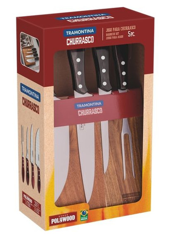 Набір ножів Polywood, 5 предметів Tramontina (278367274)