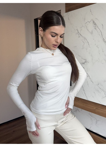 Тепленький лонгслив с вырезами для пальчиков More_bboutique (366740811)