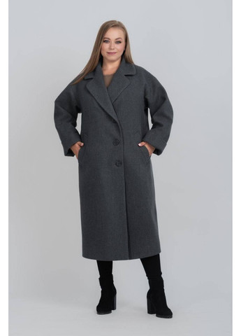 Графитовое зимнее Зимние пальто женское большого размера SK