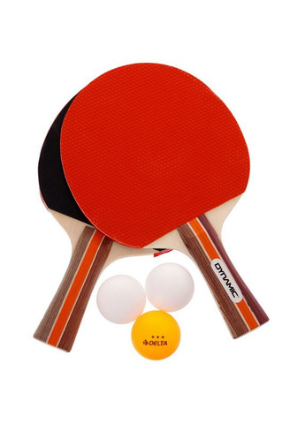 Набор для настольного тенниса DYTIAMIC MT-6107 2 ракетки 3 мяча No Brand (363023558)