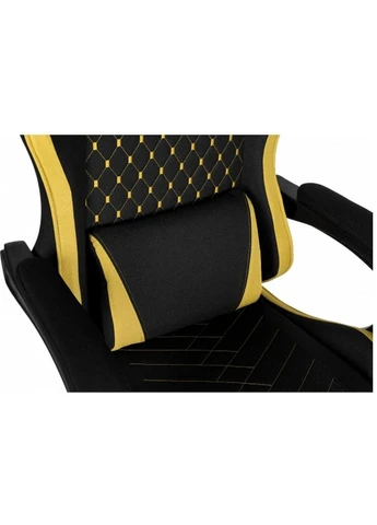 Крісло ігрове X-2339 Black/Yellow (X-2339 Fabric Black/Yellow) GT Racer (394398307)