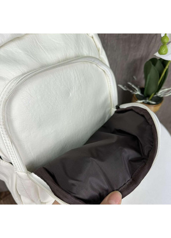 Стильний жіночий міні рюкзак сумка 2 в 1 екошкіра міський рюкзачок для прогулянок м'ятний сумка на плече ProDobro (363136510)