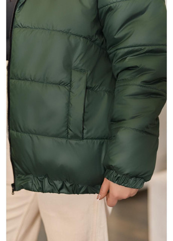 Изумрудная демисезонная женская демисезонная курточка No Brand