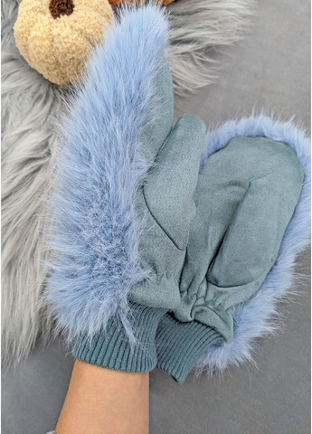 Утепленные меховые перчатки для зимы INNOE Рукавиці (364656686)