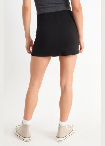 Черная кэжуал однотонная мини юбка C&A