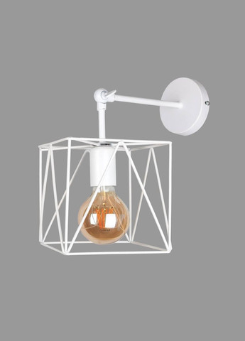 Біле бра 16см у стилі лофт (56-WPR103F-1 WH) No Brand (370071275)