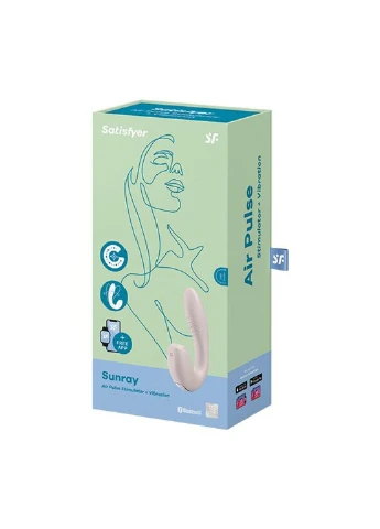 Вакуумный смарт вибратор Sunray Pink Satisfyer (316252804)