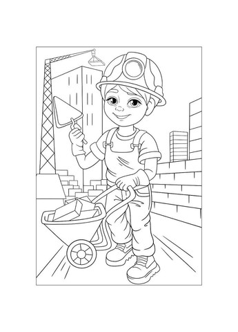 Розмальовка Професії 12 сторінок () 1 Вересня 743055 (366529588)