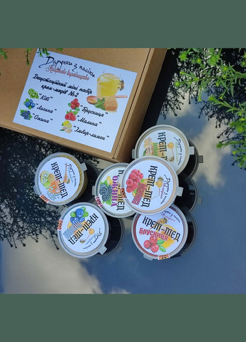 Дегустаційний міні набір крем-медів №2 - 600 грам МЕД ПОШТОЮ (322148716)