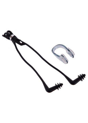 Беруши для плавания на ремешке и зажим для носа в комплекте PL-1084 (силикон, ) SP-Sport (361438657)